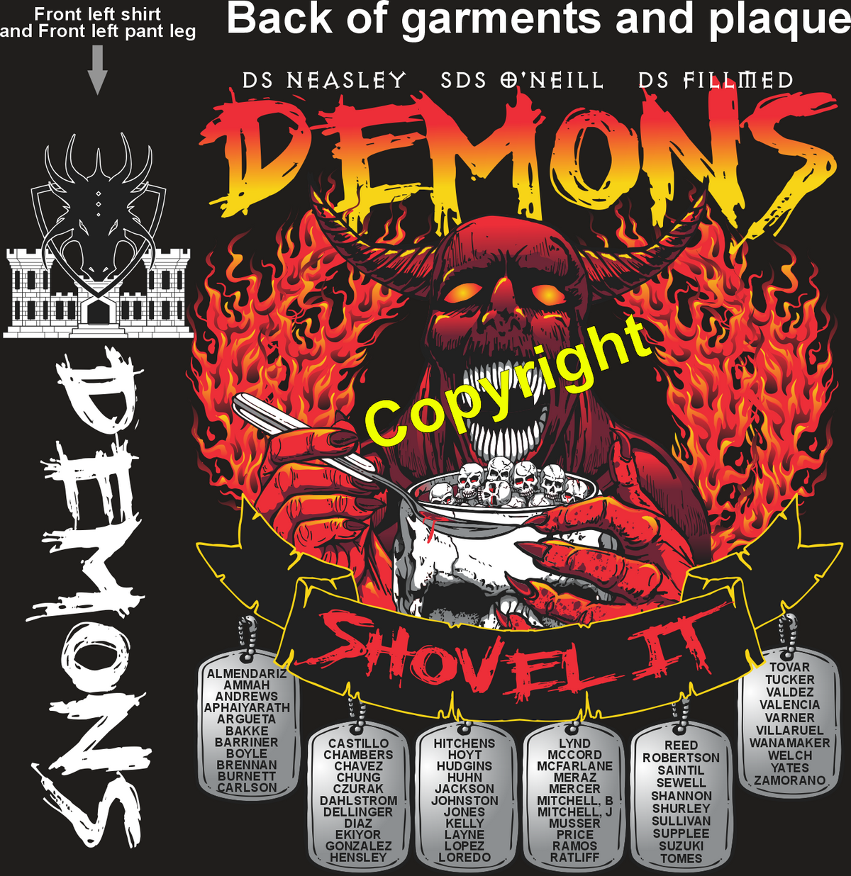 DELTA 31 DEMONS GRADUATING DAY 10-30-25 PRE ORDER