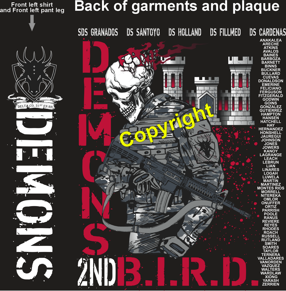 DELTA 31ST DEMONS GRADUATING DAY 3-19-26 PRE ORDER