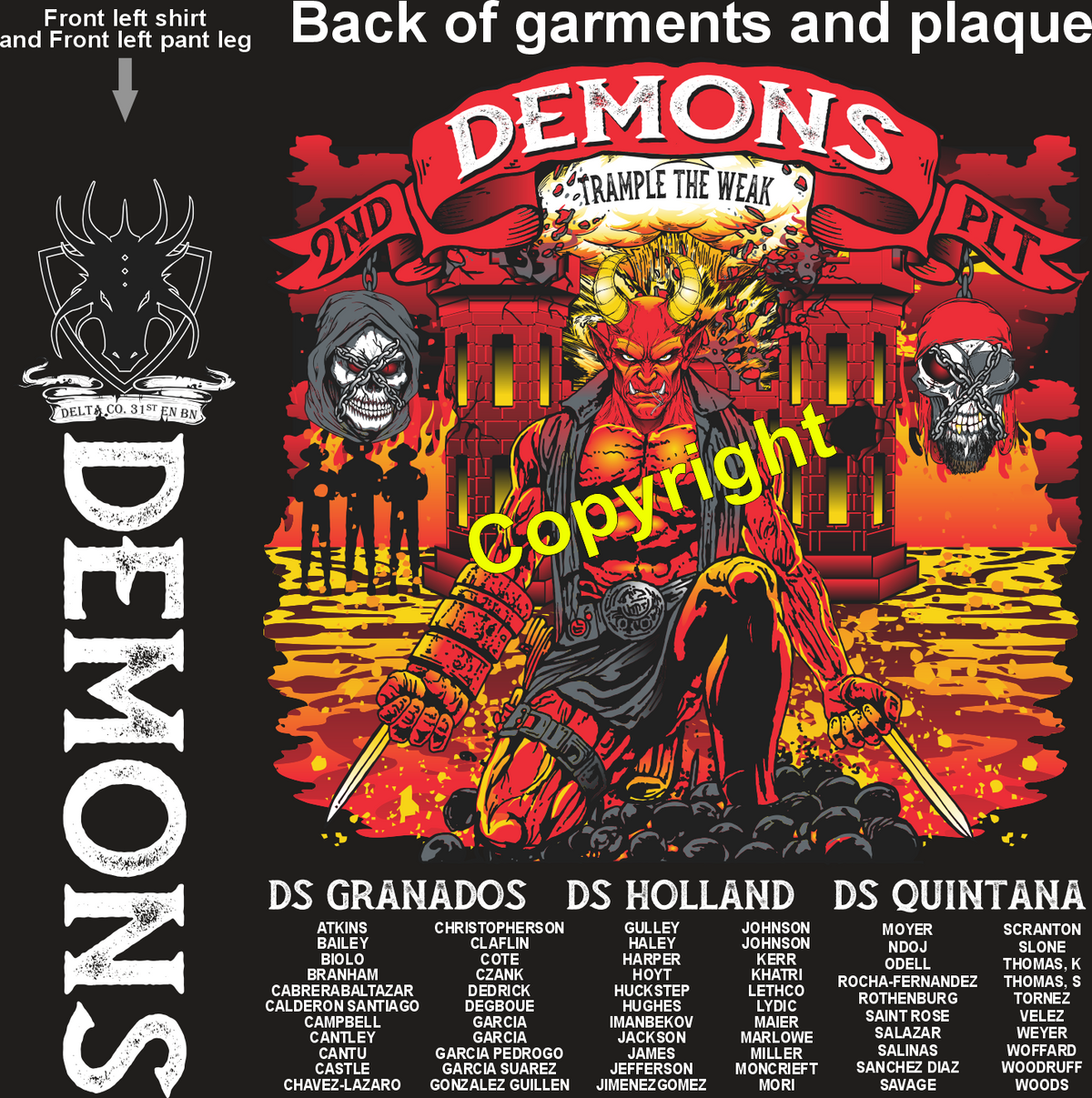 DELTA 31ST DEMONS GRADUATING DAY 7-16-26 PRE ORDERS