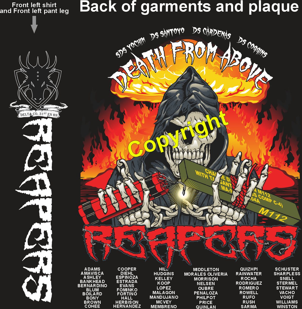 DELTA 31 REAPERS GRADUATING DAY 10-30-25 PRE ORDER