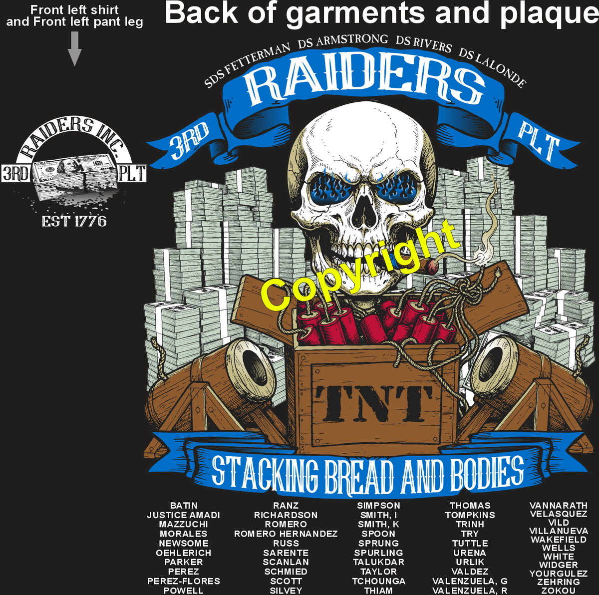 DELTA 35TH RAIDERS GRADUATING DAY 8-20-26 PRE ORDERS