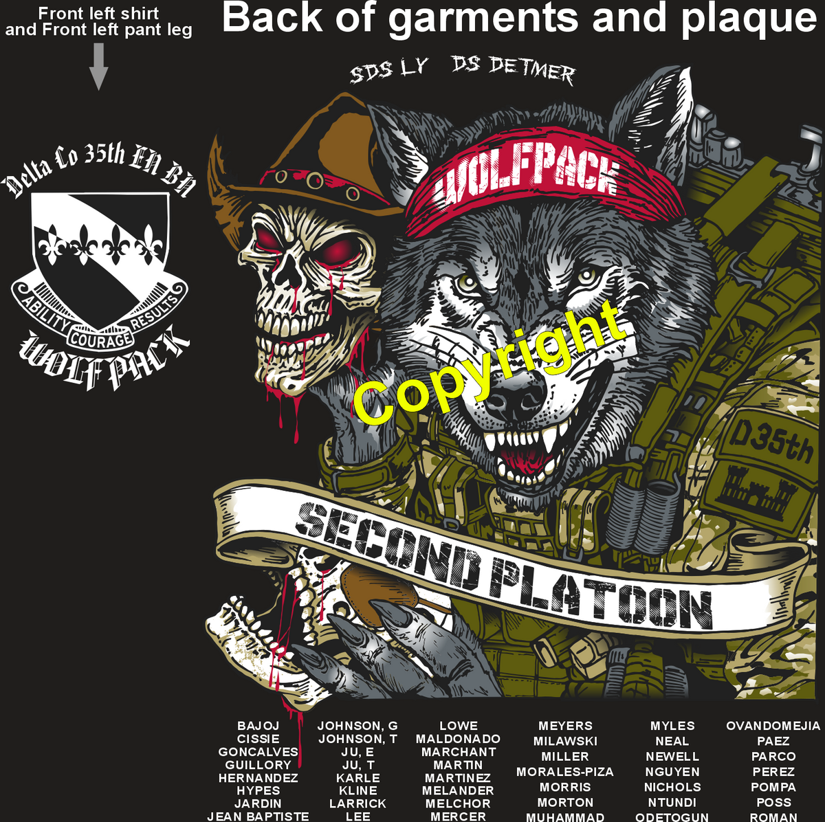 DELTA 35TH WOLFPACK GRADUATING DAY 8-20-26 PRE ORDERS