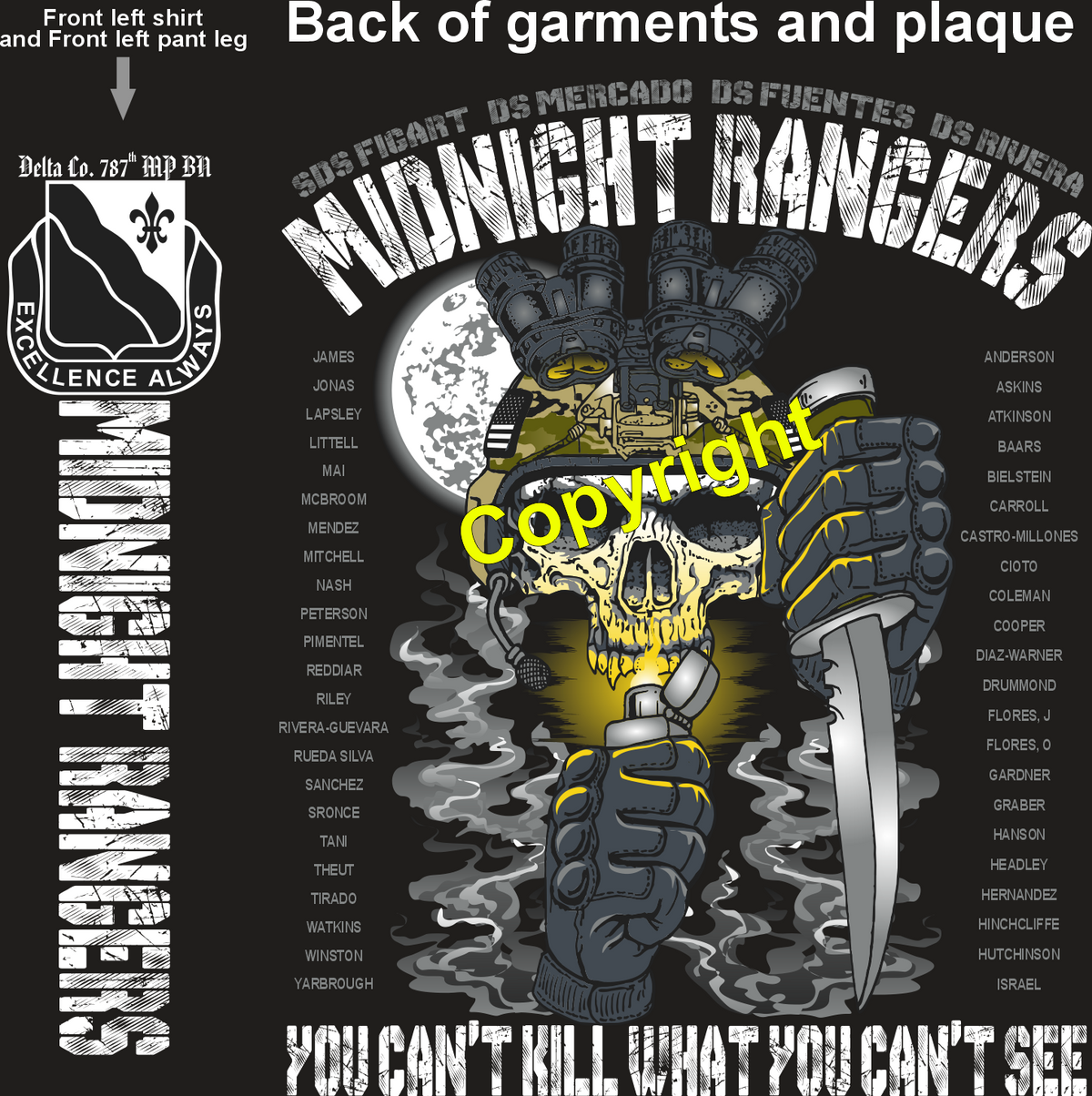 DELTA 787 MIDNIGHT RANGERS GRADUATING DAY 8-6-26 PRE ORDERS