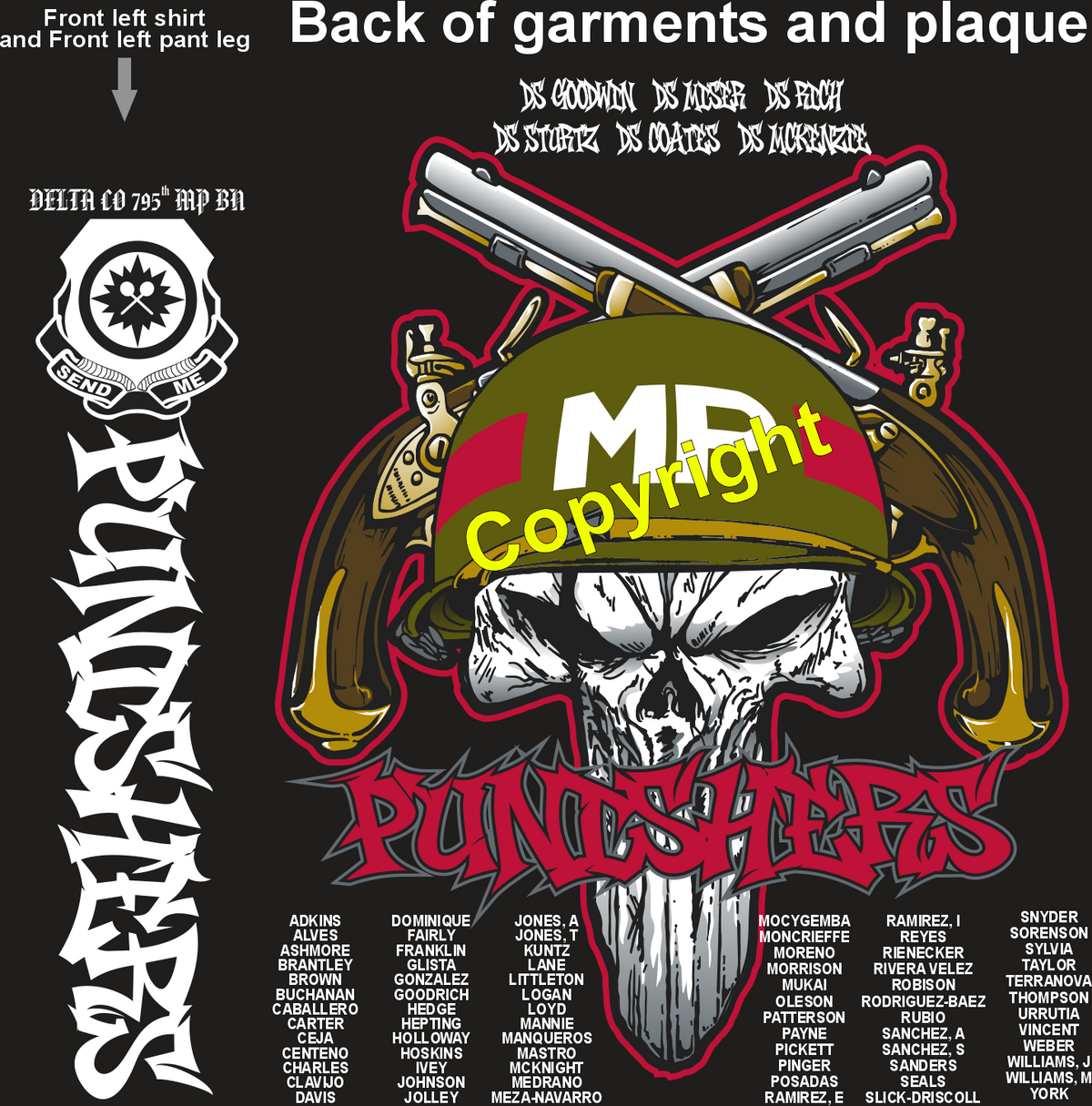 DELTA 795 PUNISHERS GRADUATING DAY 8-13-26 PRE ORDERS