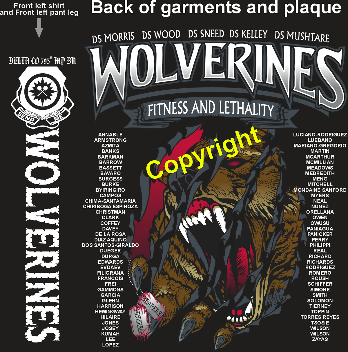 DELTA 795 WOLVERINES GRADUATING DAY 8-13-26 PRE ORDERS