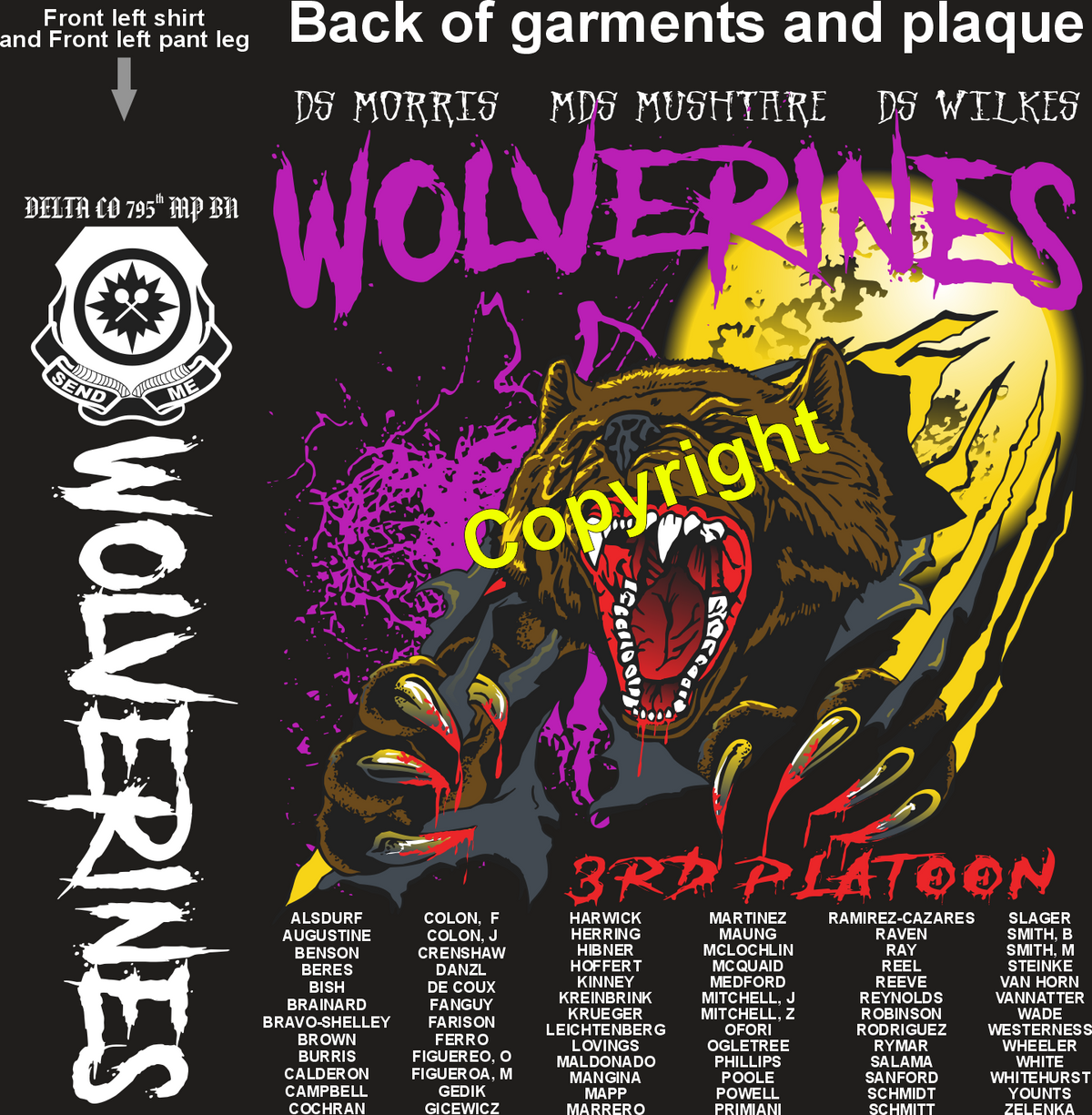 DELTA 795 WOLVERINES GRADUATING DAY 9-18-25 PRE ORDER