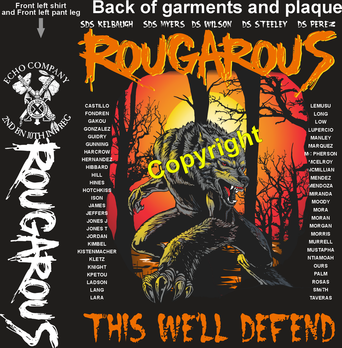 ECHO 2-10 ROUGAROU GRADUATING DAY 10-30-25 PRE ORDER