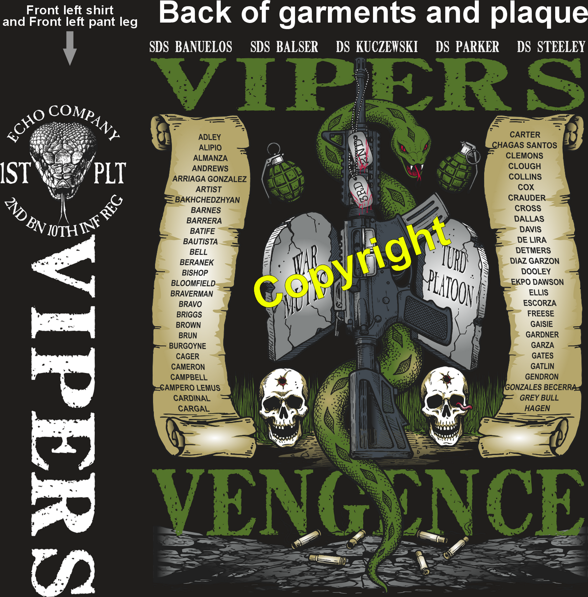 ECHO 2-10 VIPERS GRADUATING DAY 11-12-26 PRE ORDERS