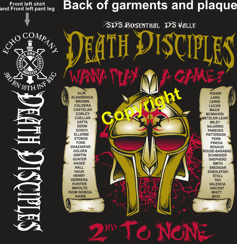 ECHO 3-10 DEATH DISCIPLES GRADUATING DAY 10-12-2023 DTG