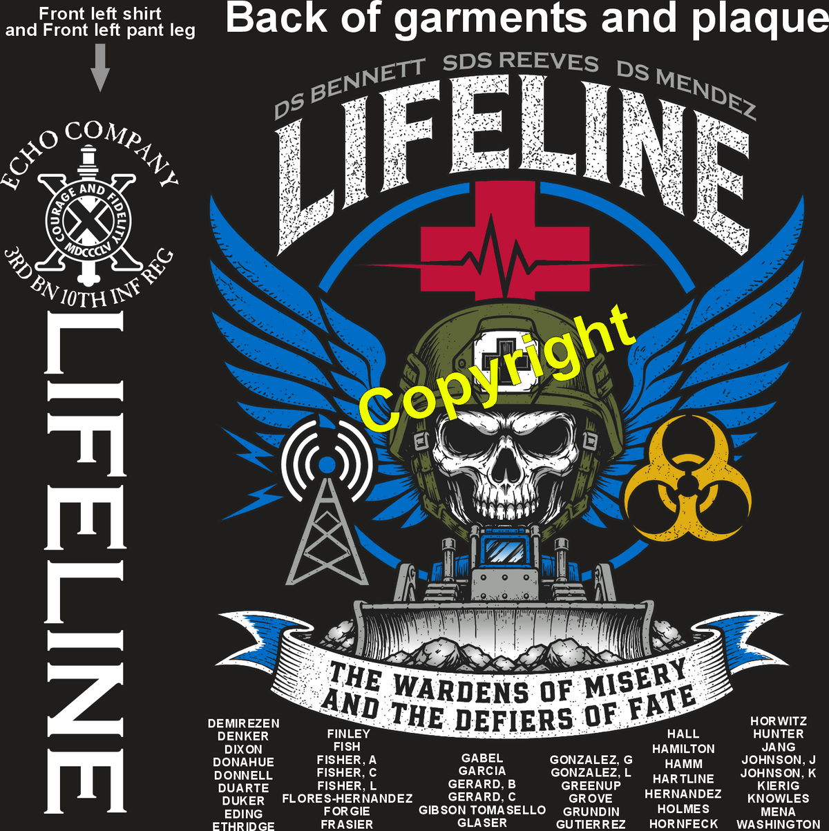ECHO 3-10 LIFELINE GRADUATING DAY 7-30-26 PRE ORDERS