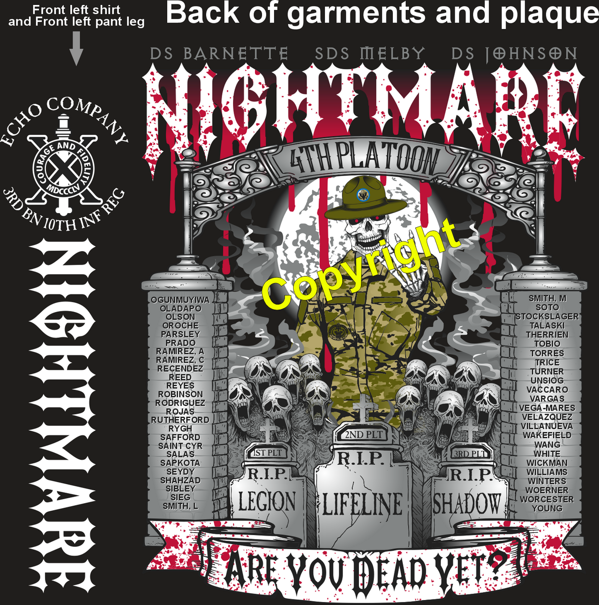 ECHO 3-10 NIGHTMARE GRADUATING DAY 5-7-26 PRE ORDER