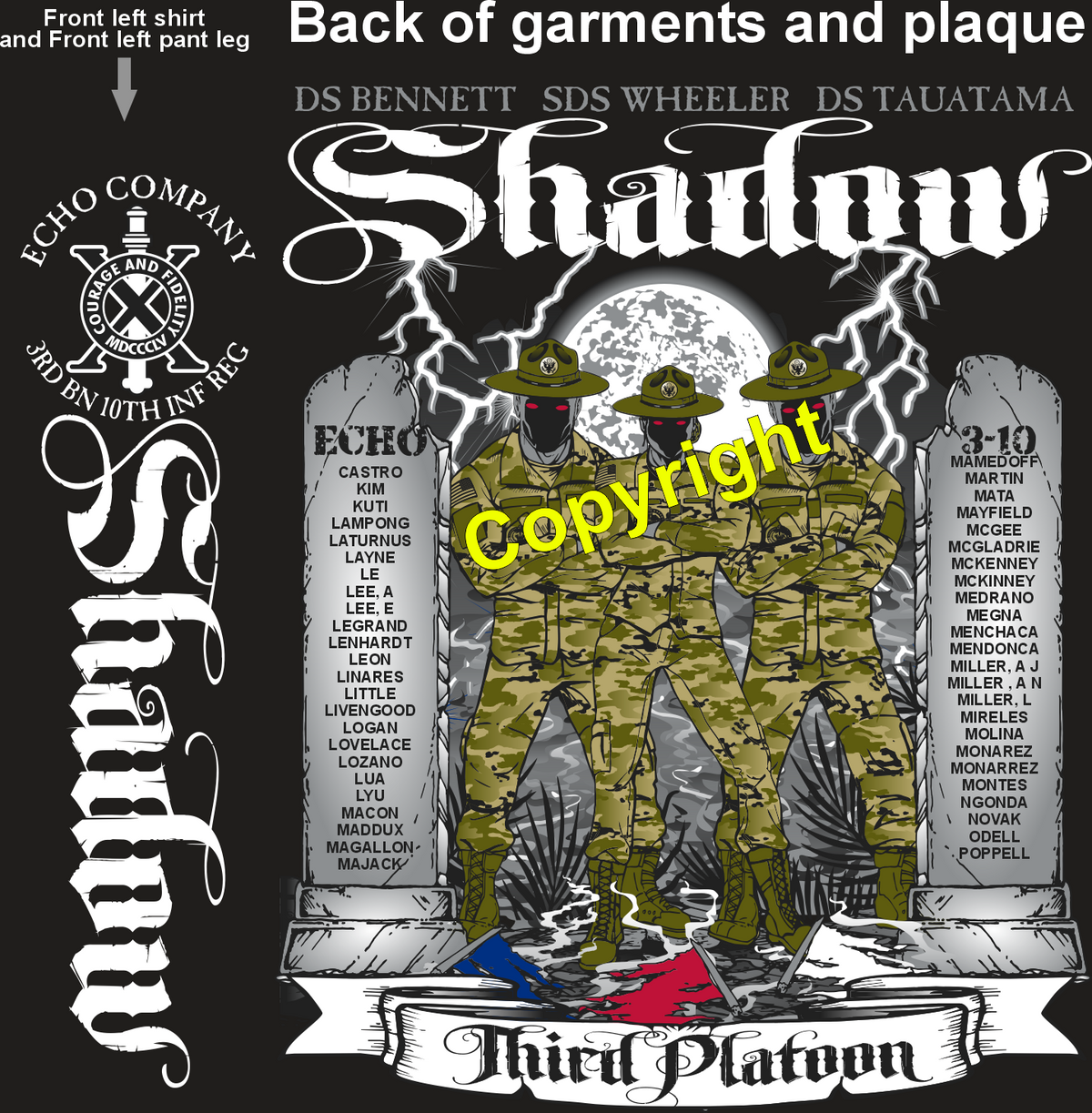 ECHO 3-10 SHADOW GRADUATING DAY 5-7-26 PRE ORDER