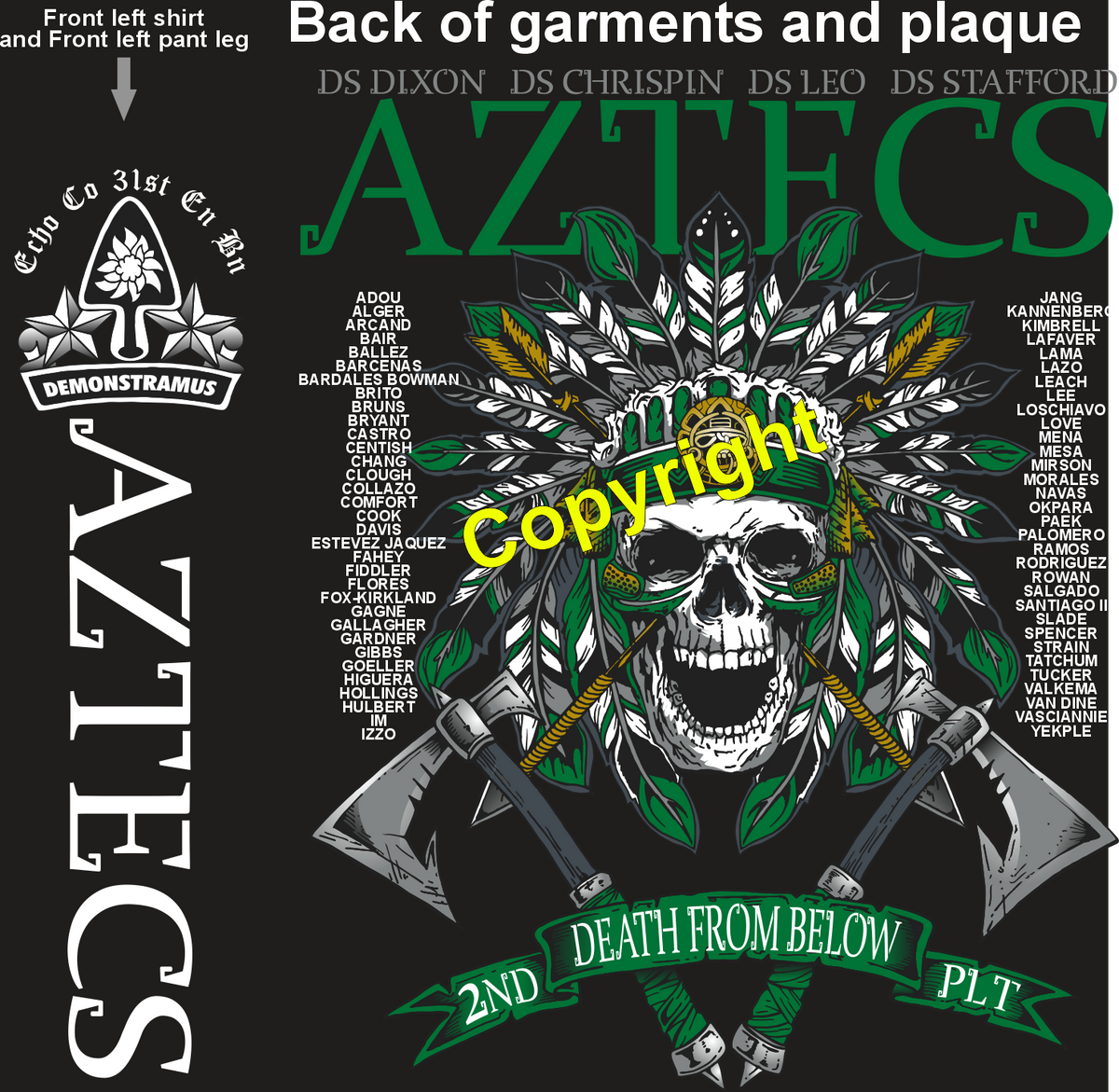 ECHO 31 AZTECS GRADUATING DAY 7-1-26 PRE ORDERS