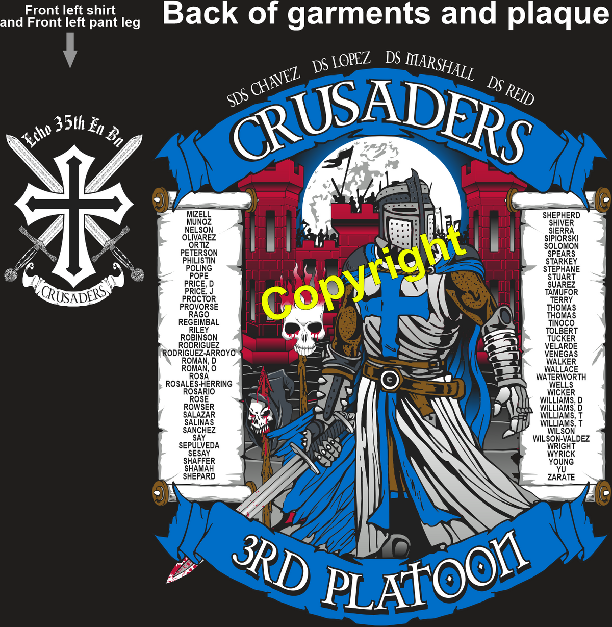 ECHO 35 CRUSADERS GRADUATING DAY 5-21-25 PRE ORDER