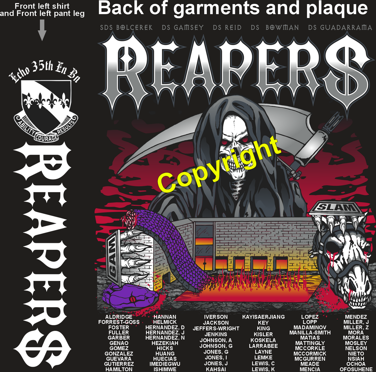 ECHO 35TH REAPERS GRADUATING DAY 6-11-26 PRE ORDER