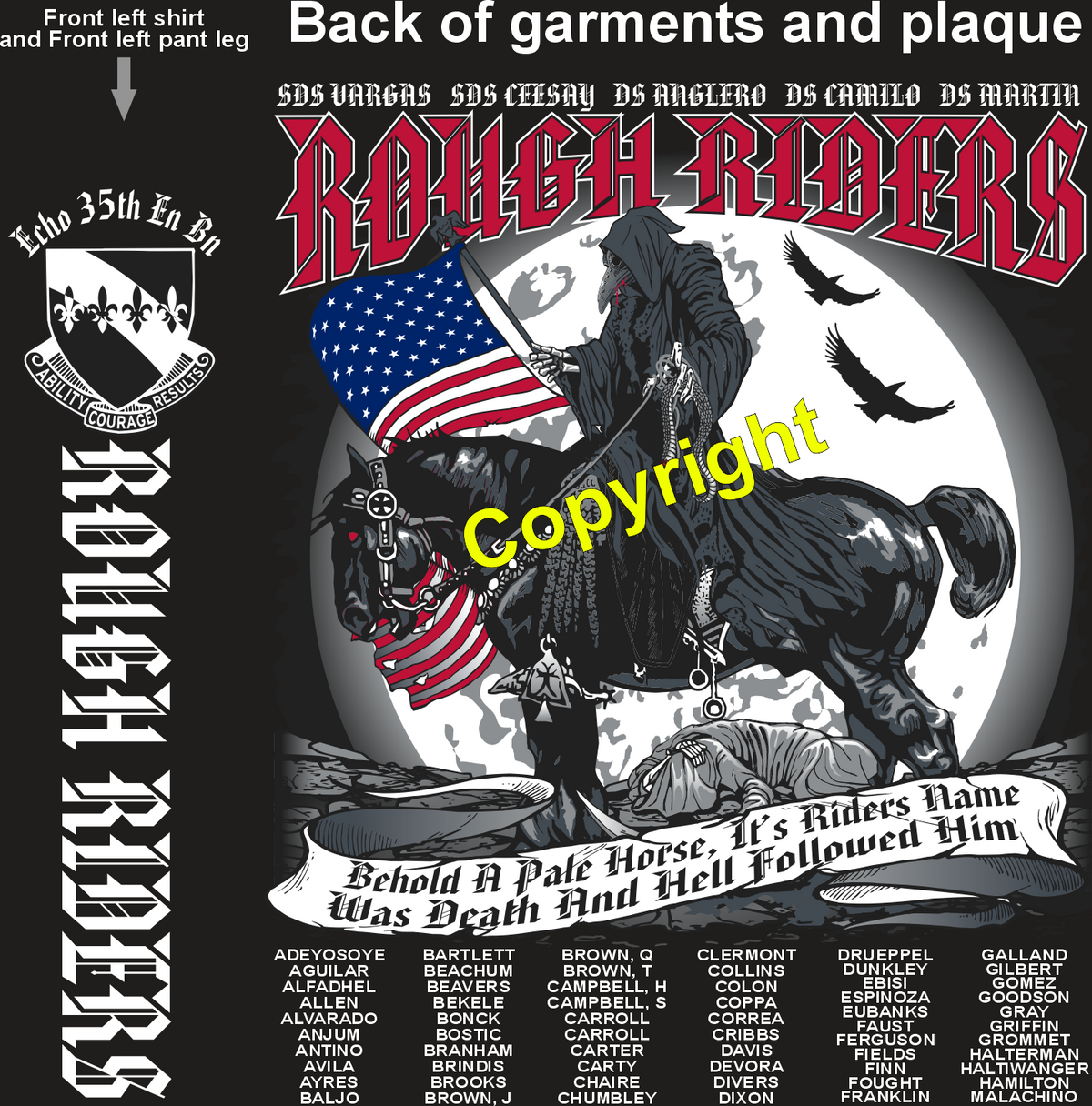 ECHO 35TH ROUGH RIDERS GRADUATING DAY 3-19-26 PRE ORDER