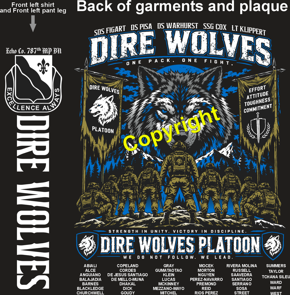 ECHO 787 DIRE WOLVES GRADUATING DAY 10-15-26 PRE ORDERS