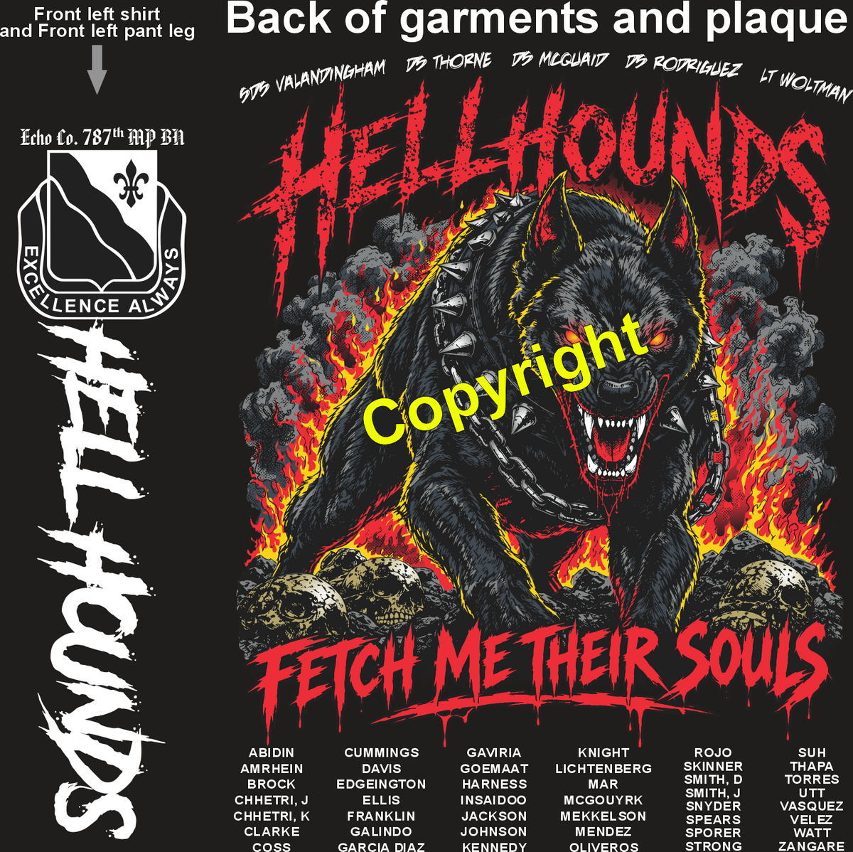 ECHO 787 HELL HOUNDS GRADUATING DAY 10-15-26 PRE ORDERS