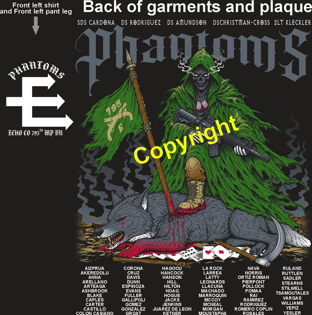 ECHO 795 PHANTOMS GRADUATING DAY 9-17-26 PRE ORDERS