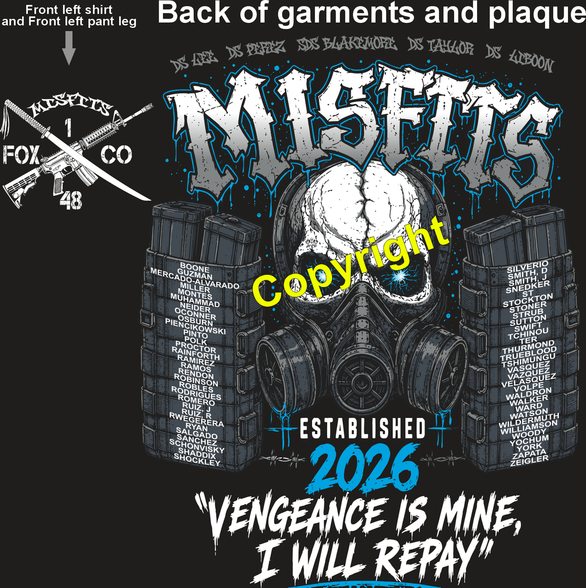 FOXTROT 1-48 MISFITS GRADUATING DAY 9-24-26 PRE ORDERS