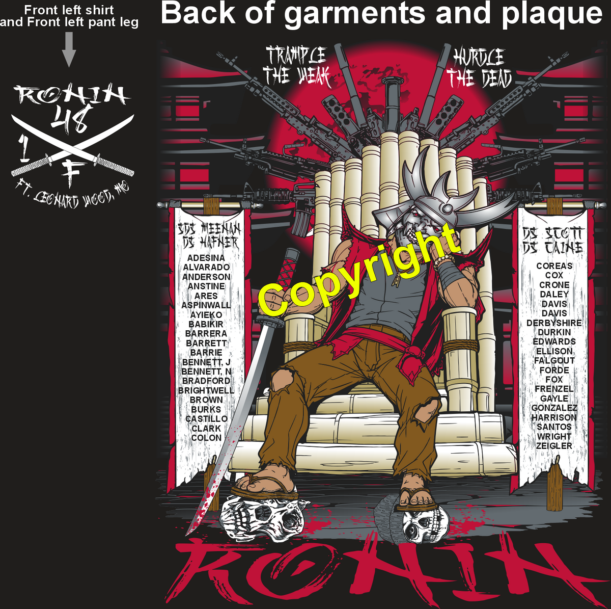 FOXTROT 1-48 RONIN GRADUATING DAY 7-1-26 PRE ORDERS