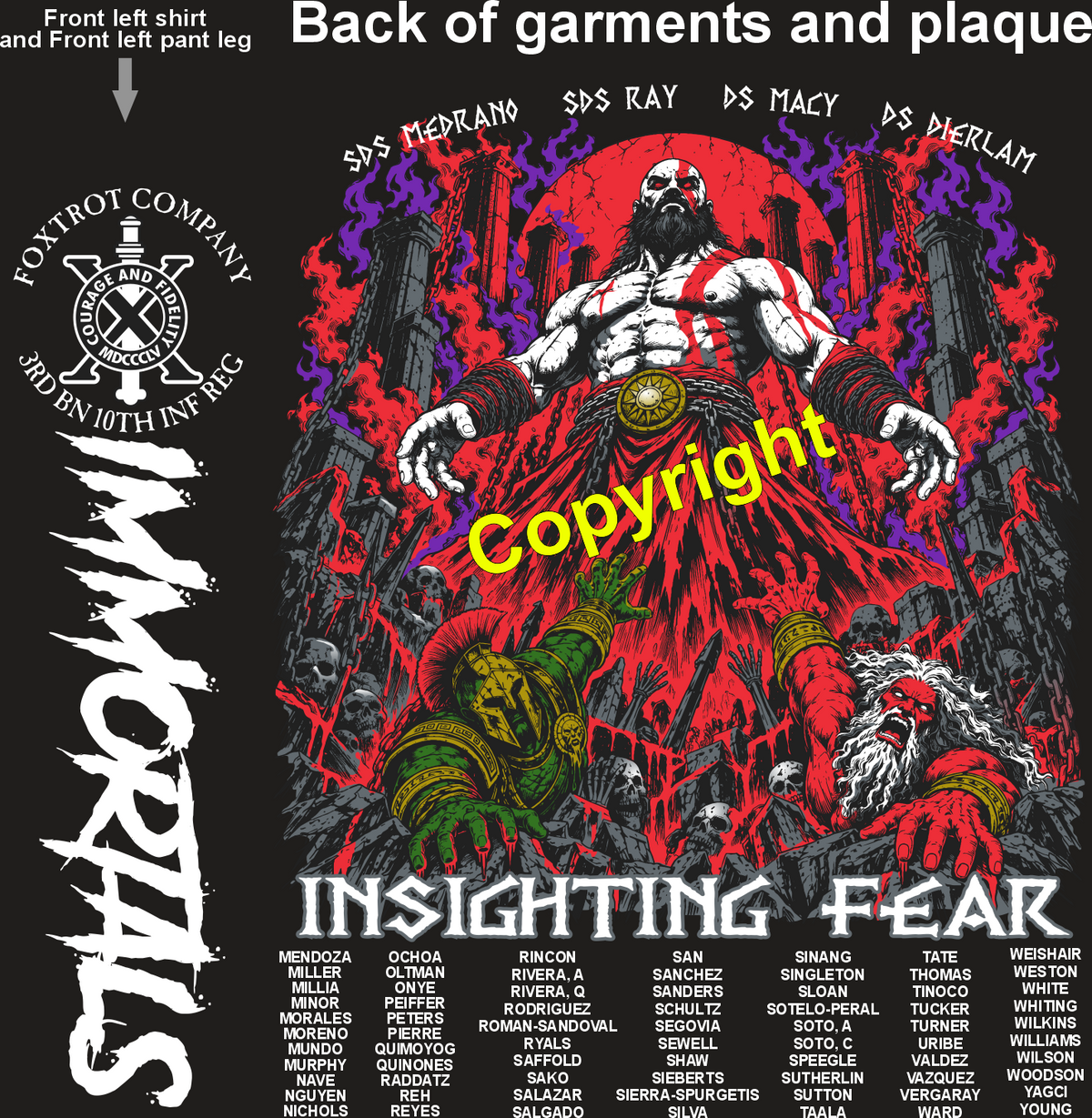 FOXTROT 3-10 IMMORTALS GRADUATING DAY 10-15-26 PRE ORDERS