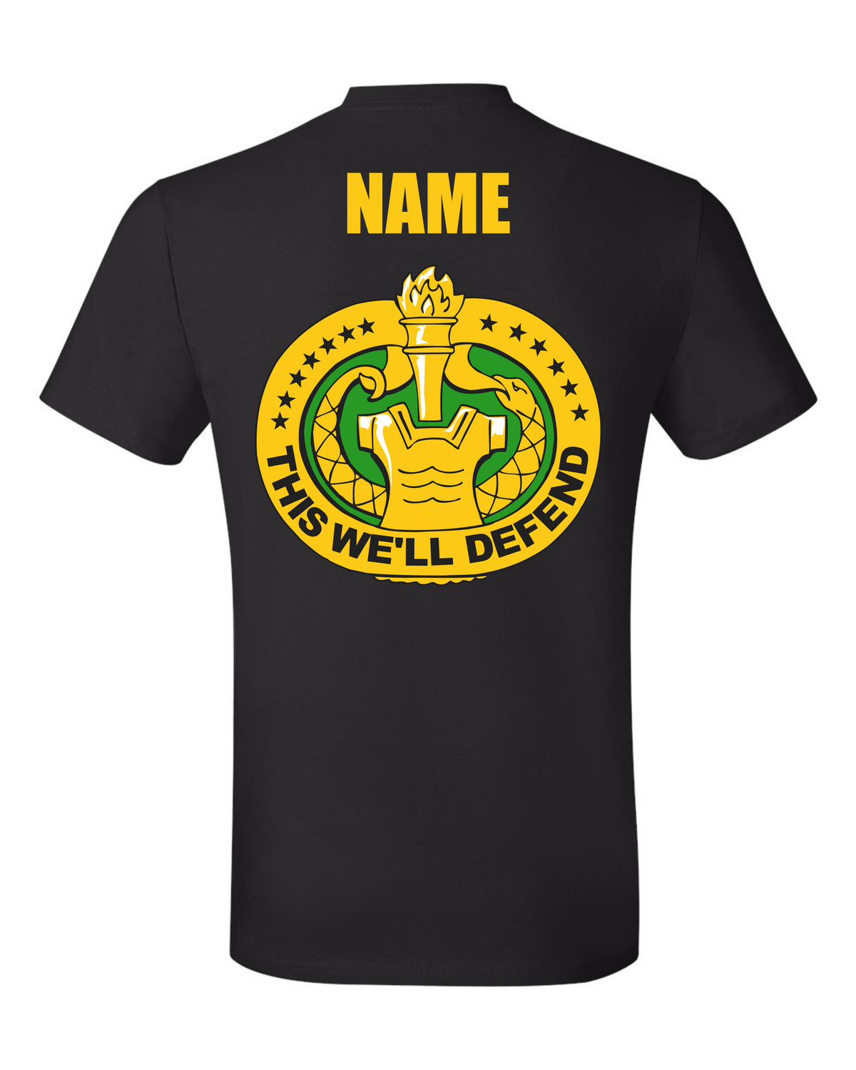 CADRE GREEN AND GOLD DS BADGE