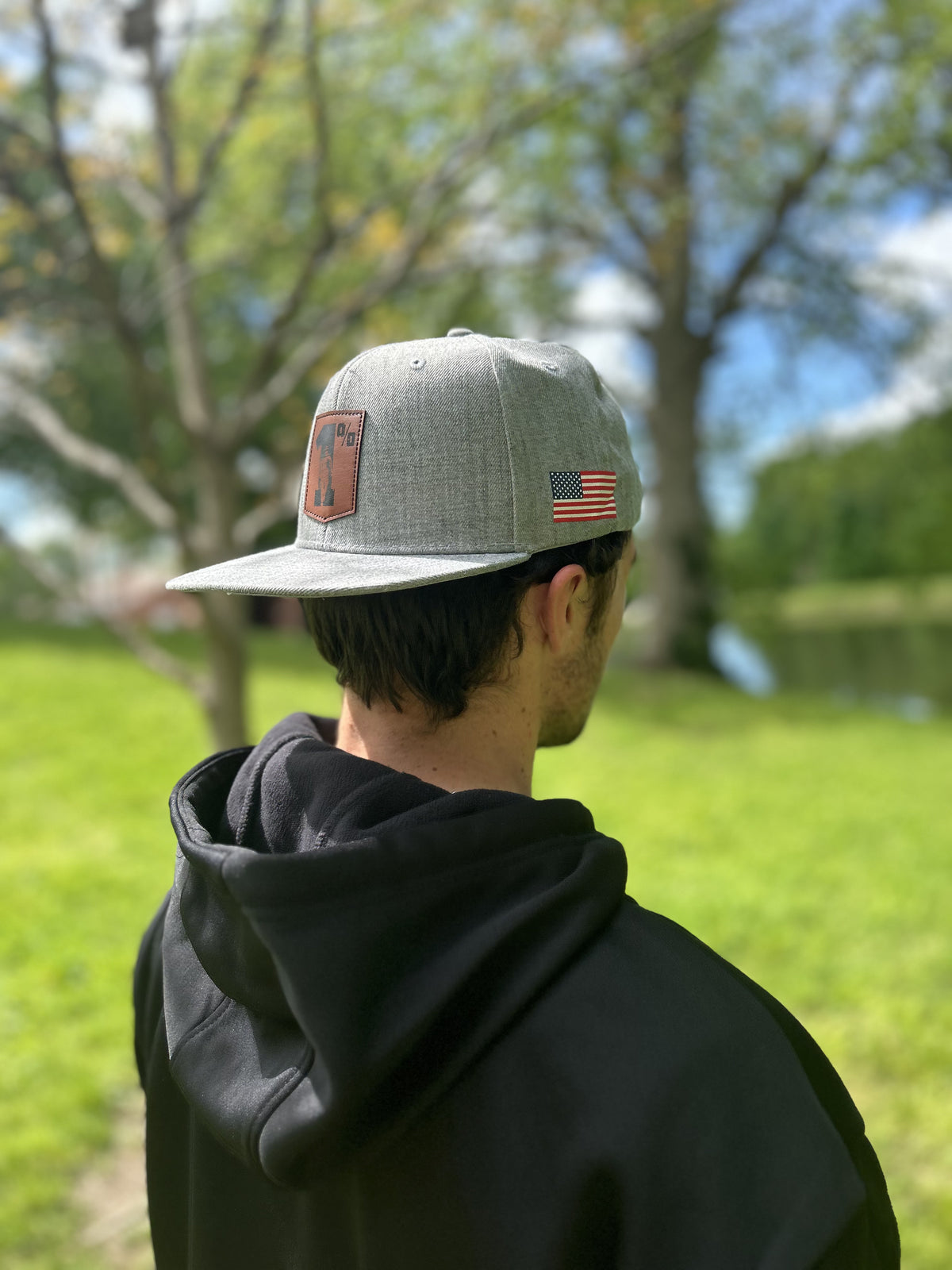 1% Leather Patch Hat