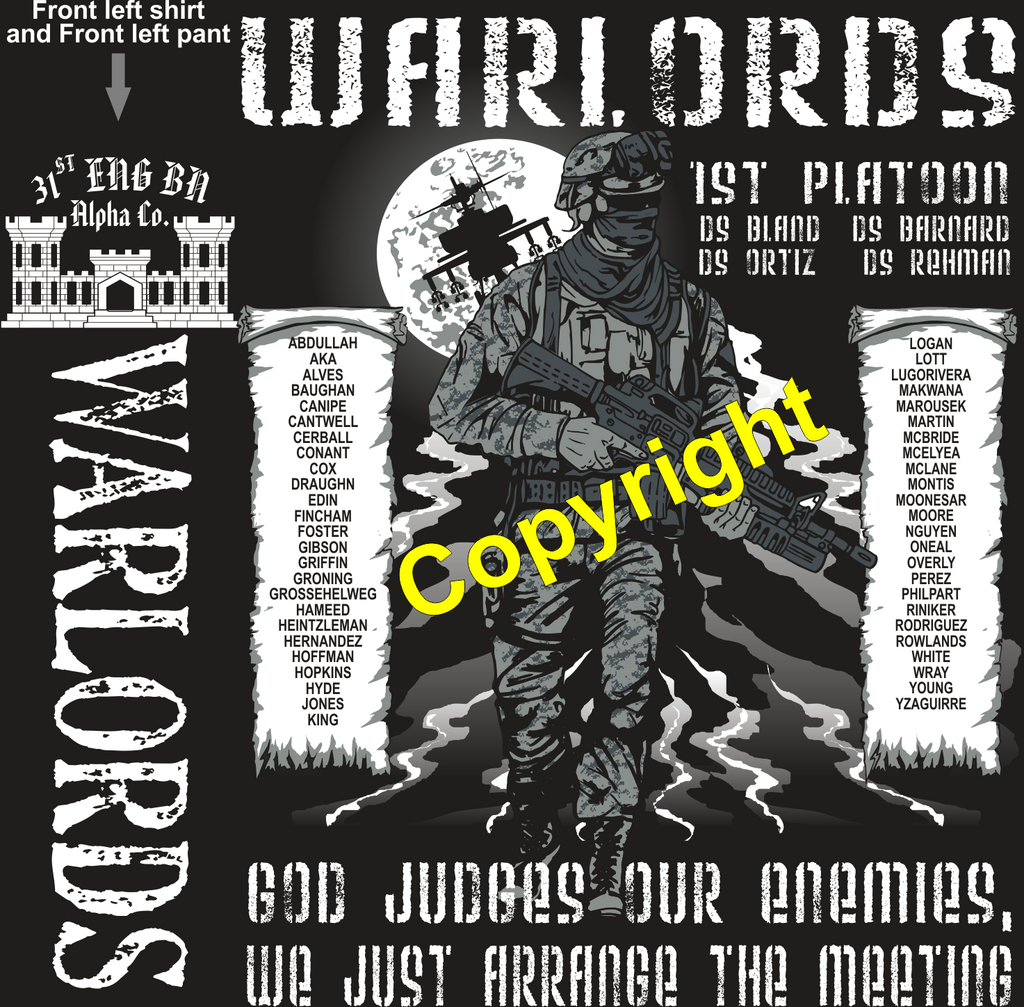 ALPHA 31ST WARLORDS GRADUATING 2014