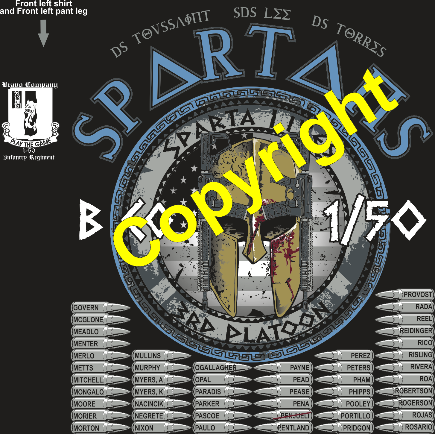 Bravo 1-50 Spartans 2017