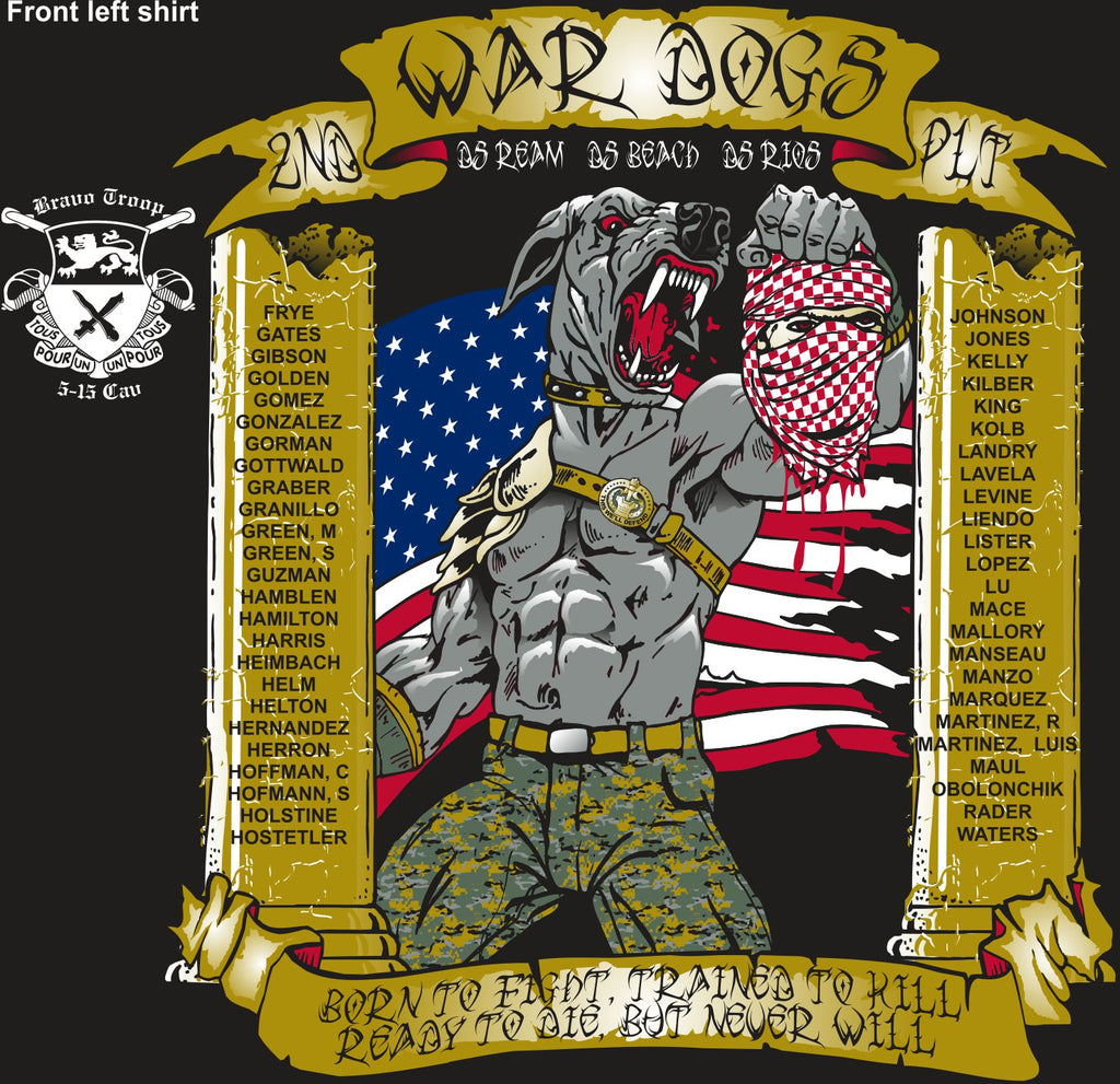Bravo 5/15 Cav War Dog Graduation Day 7-16-2015