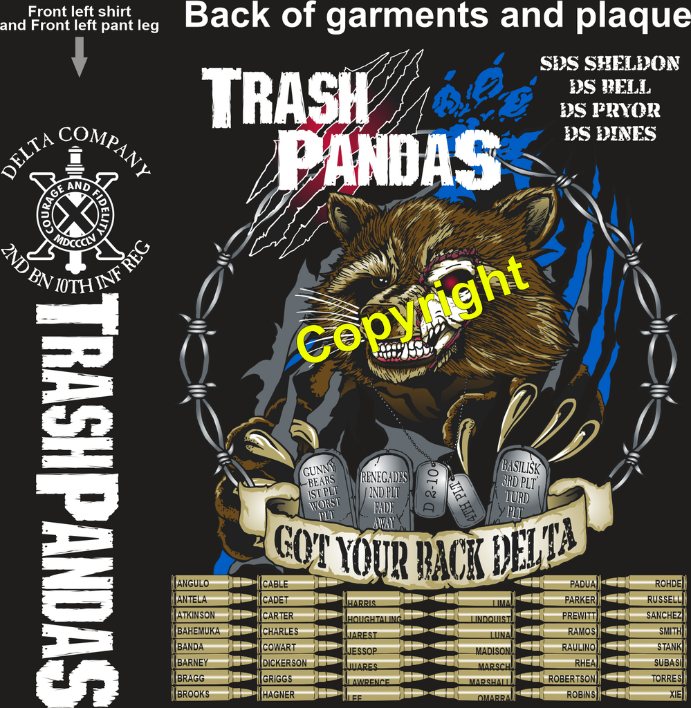 DELTA 2-10 TRASH PANDAS GRADUATING DAY 1-19-2023 DTG